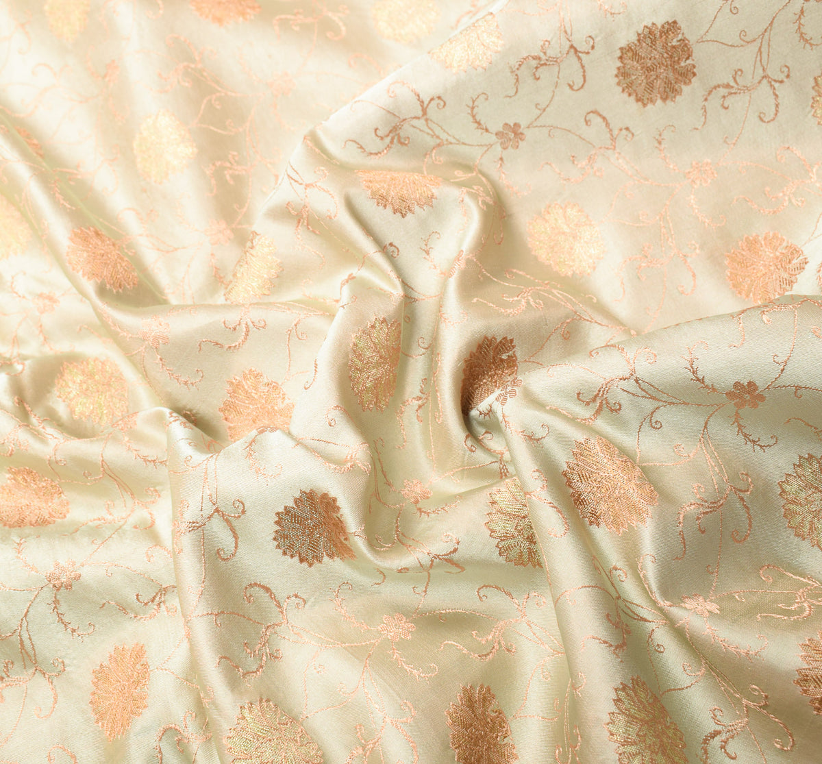 Sushila Vintage Green Banarasi Saree Pure Satin Silk Brocade Woven HEAVY Sari Fabric