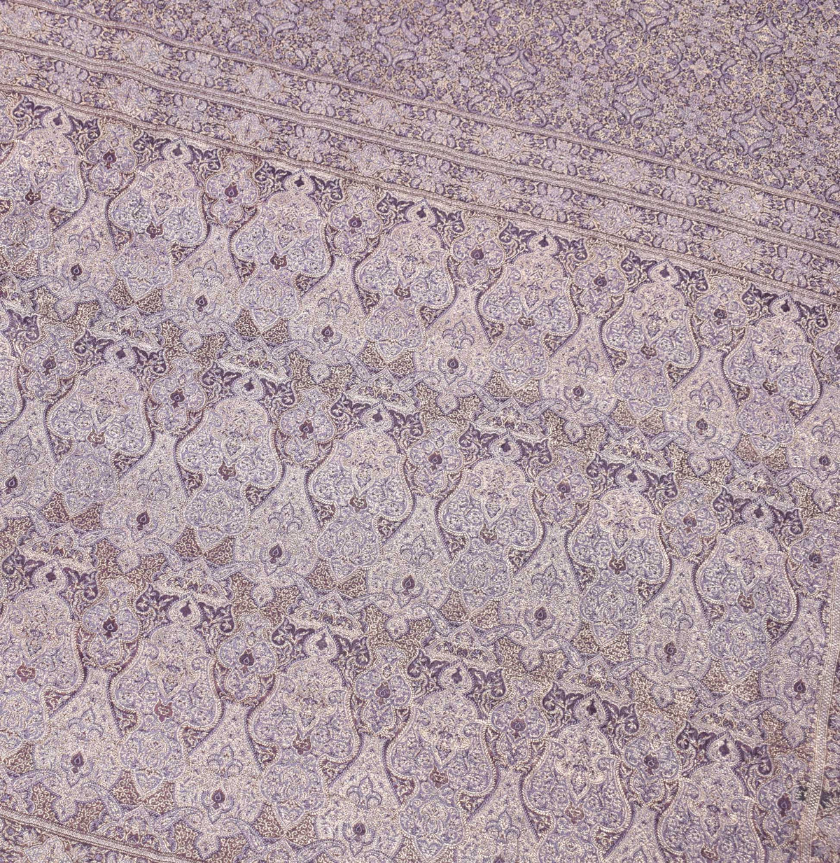 Sushila Vintage Heavy Wine Saree Pure Satin Silk Brocade Banarasi Sari Fabric