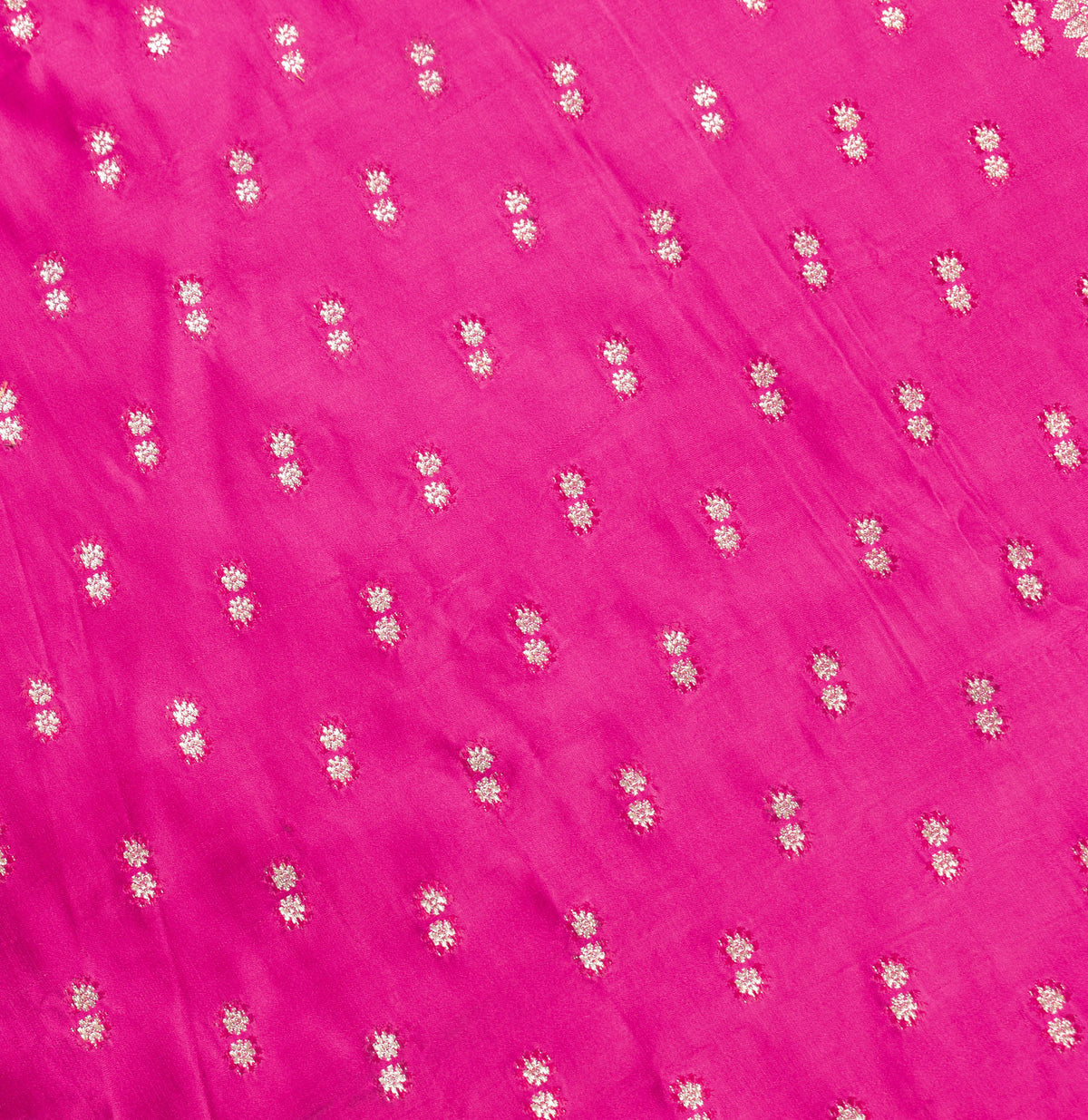 Sushila Vintage Heavy Saree Pure Satin Silk Banarasi Brocade Sari Magenta Fabric