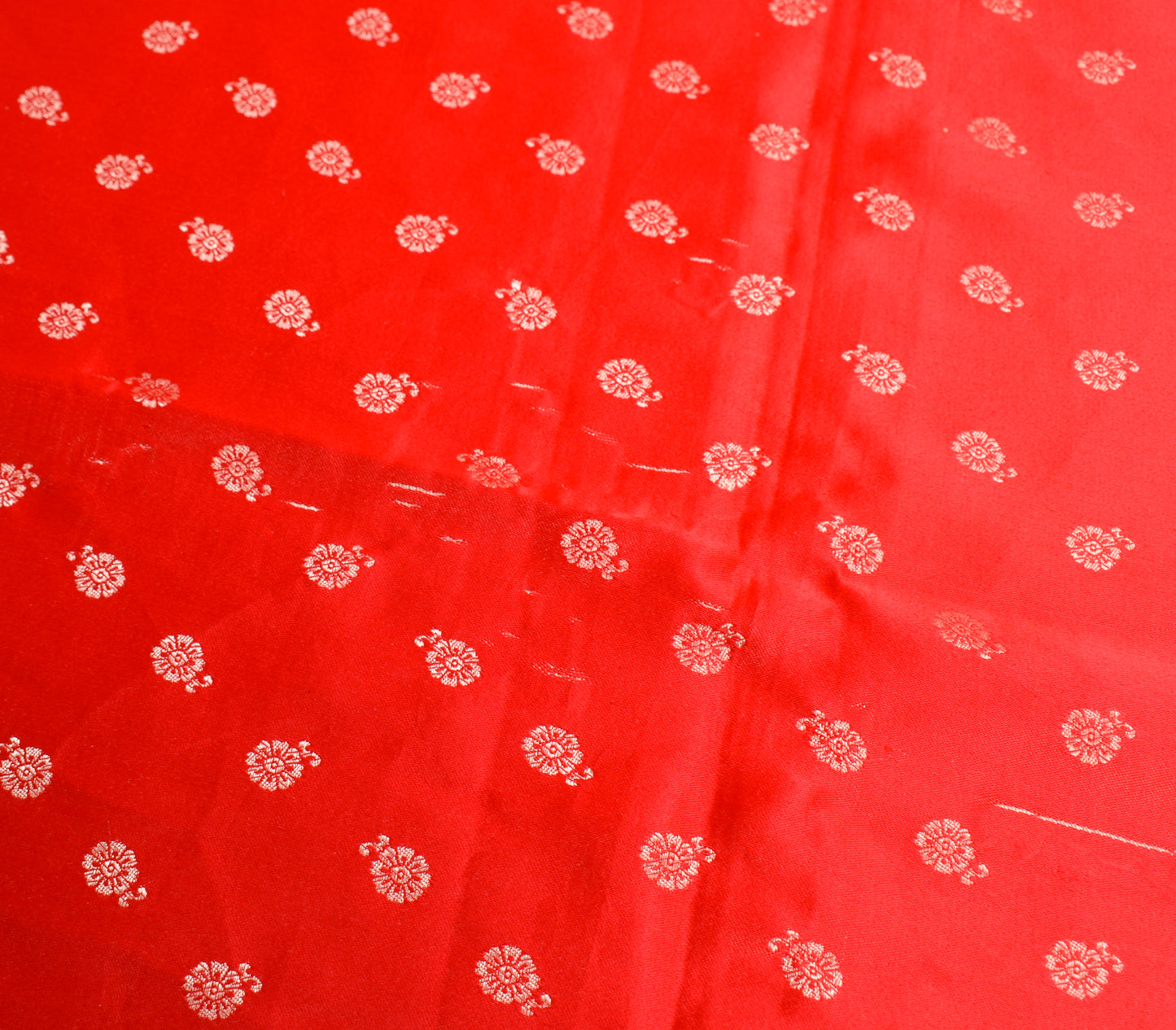 Sushila Vintage Heavy Saree Blend Satin Silk Banarasi Brocade Woven Sari Fabric