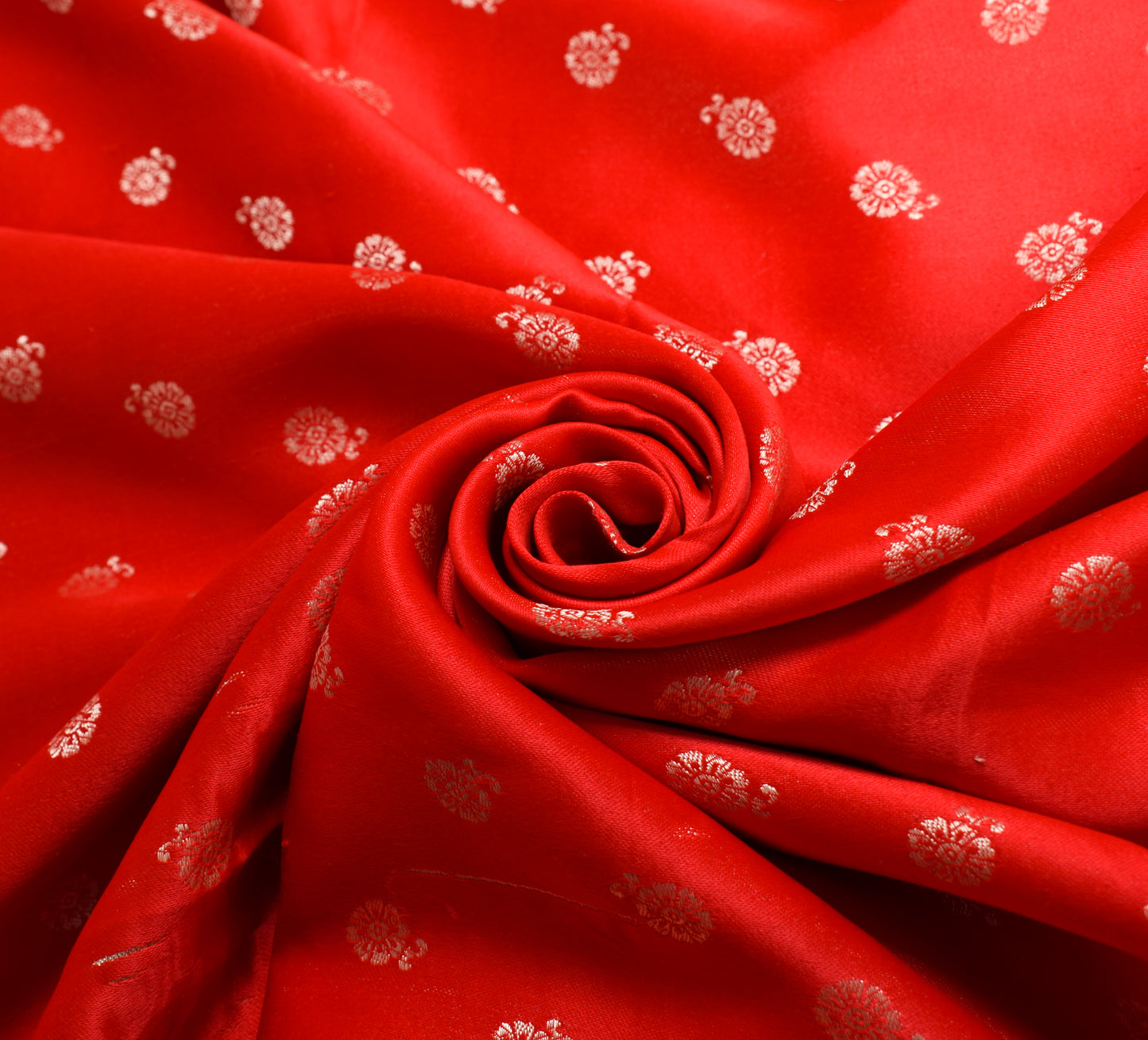 Sushila Vintage Heavy Saree Blend Satin Silk Banarasi Brocade Woven Sari Fabric