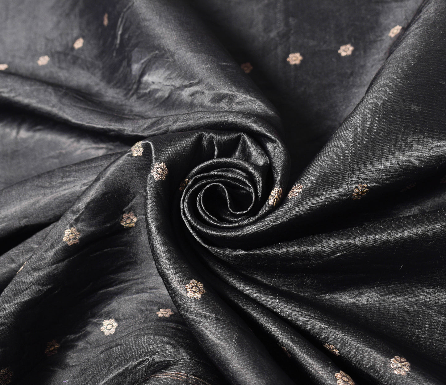Sushila Vintage Heavy Saree Blend Satin Silk Banarasi Brocade Woven Sari Fabric