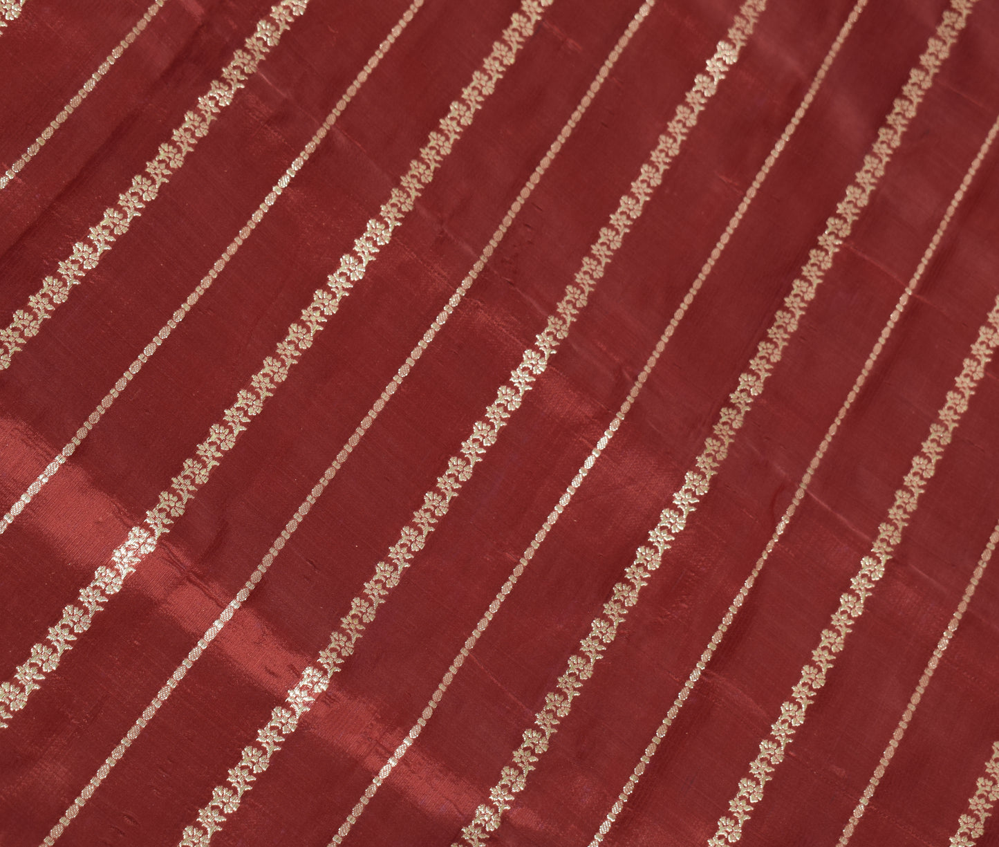 Sushila Vintage Heavy Saree Blend Satin Silk Banarasi Brocade Woven Sari Fabric
