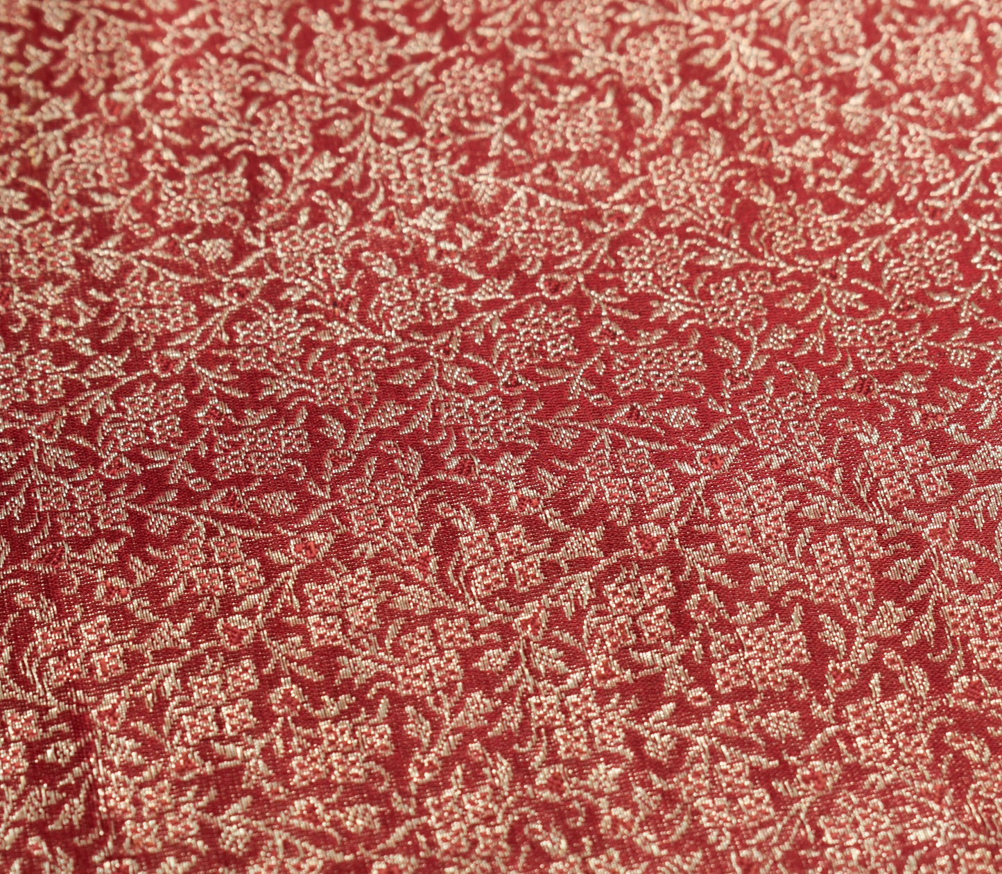 Sushila Vintage Heavy Saree Pure Satin Silk Banarasi Brocade Woven Sari Fabric