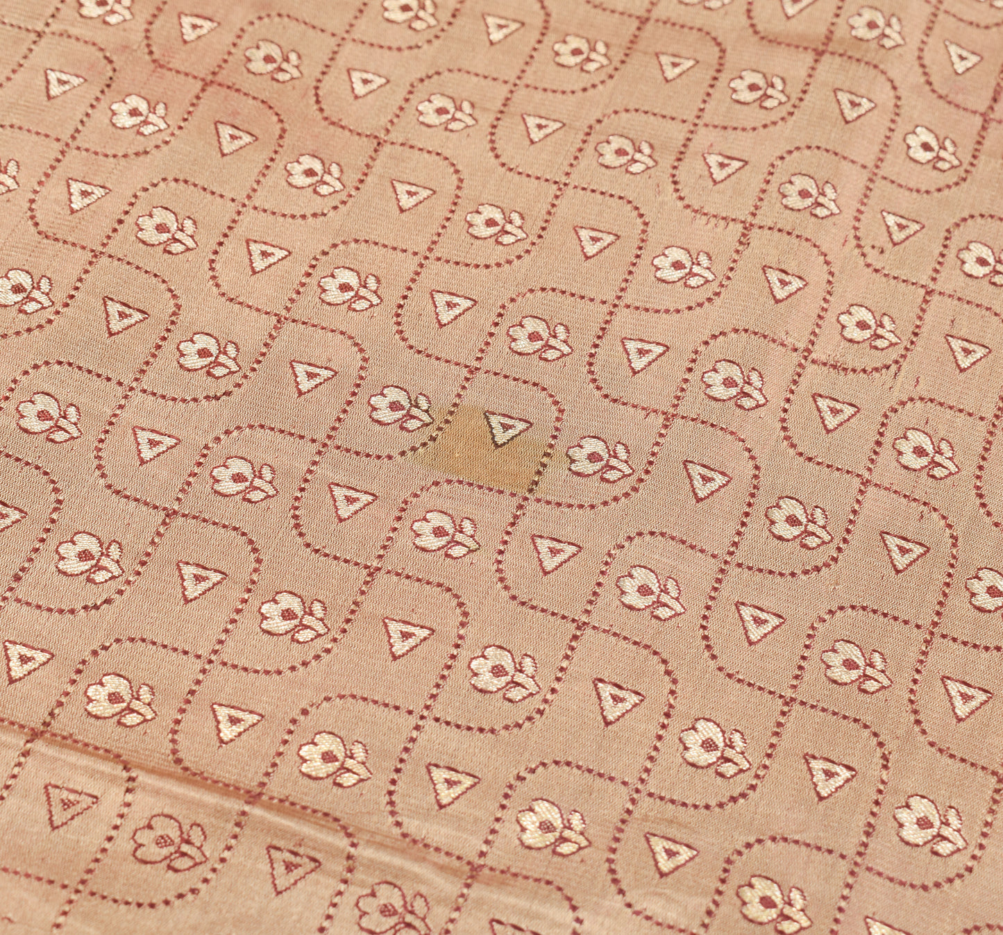 Sushila Vintage Heavy Saree Pure Satin Silk Banarasi Brocade Woven Sari Fabric