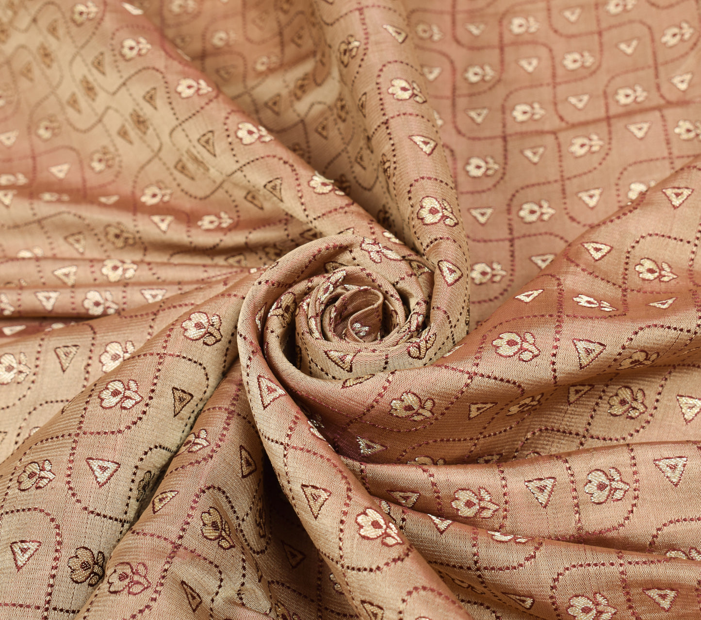 Sushila Vintage Heavy Saree Pure Satin Silk Banarasi Brocade Woven Sari Fabric