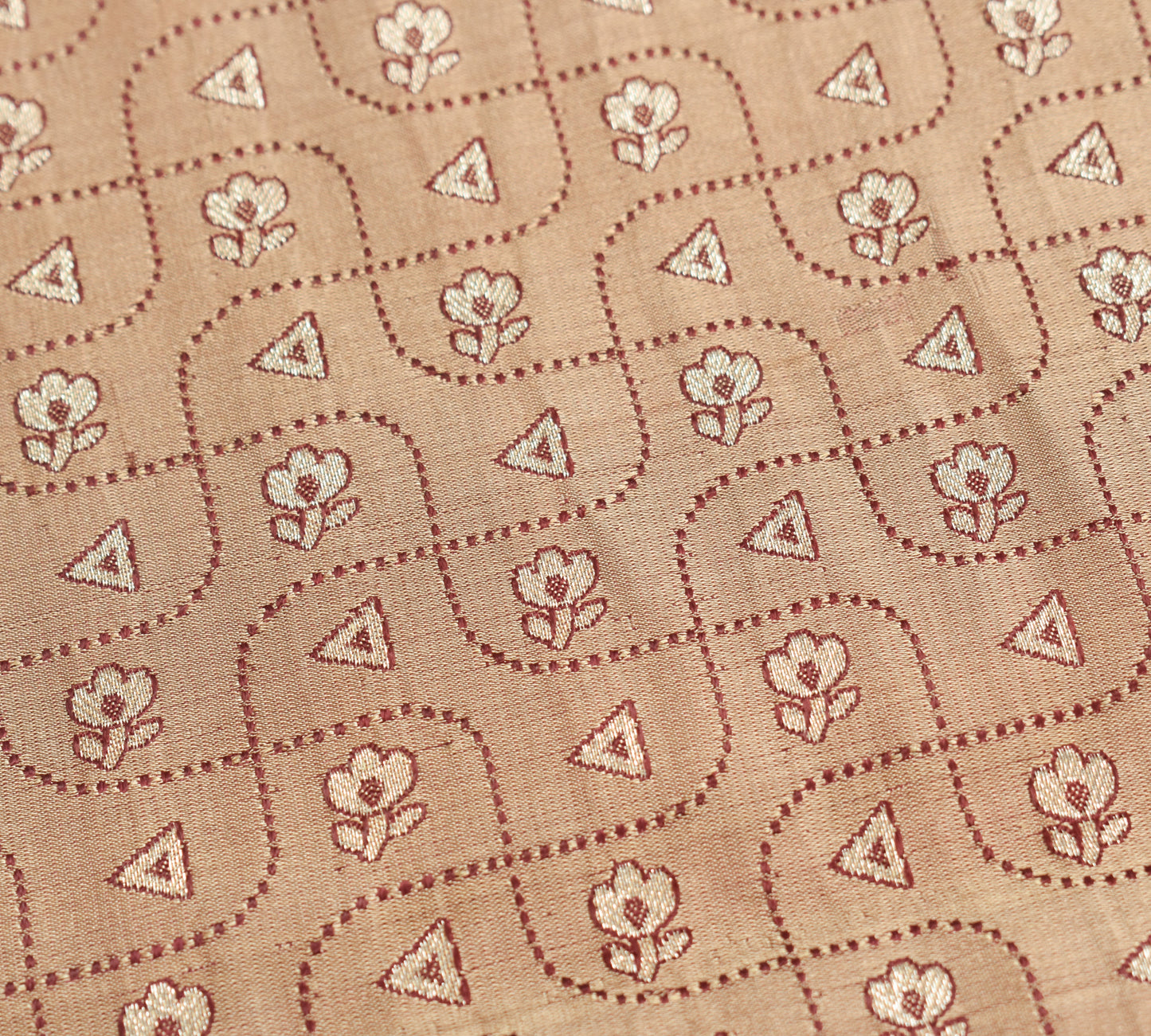 Sushila Vintage Heavy Saree Pure Satin Silk Banarasi Brocade Woven Sari Fabric