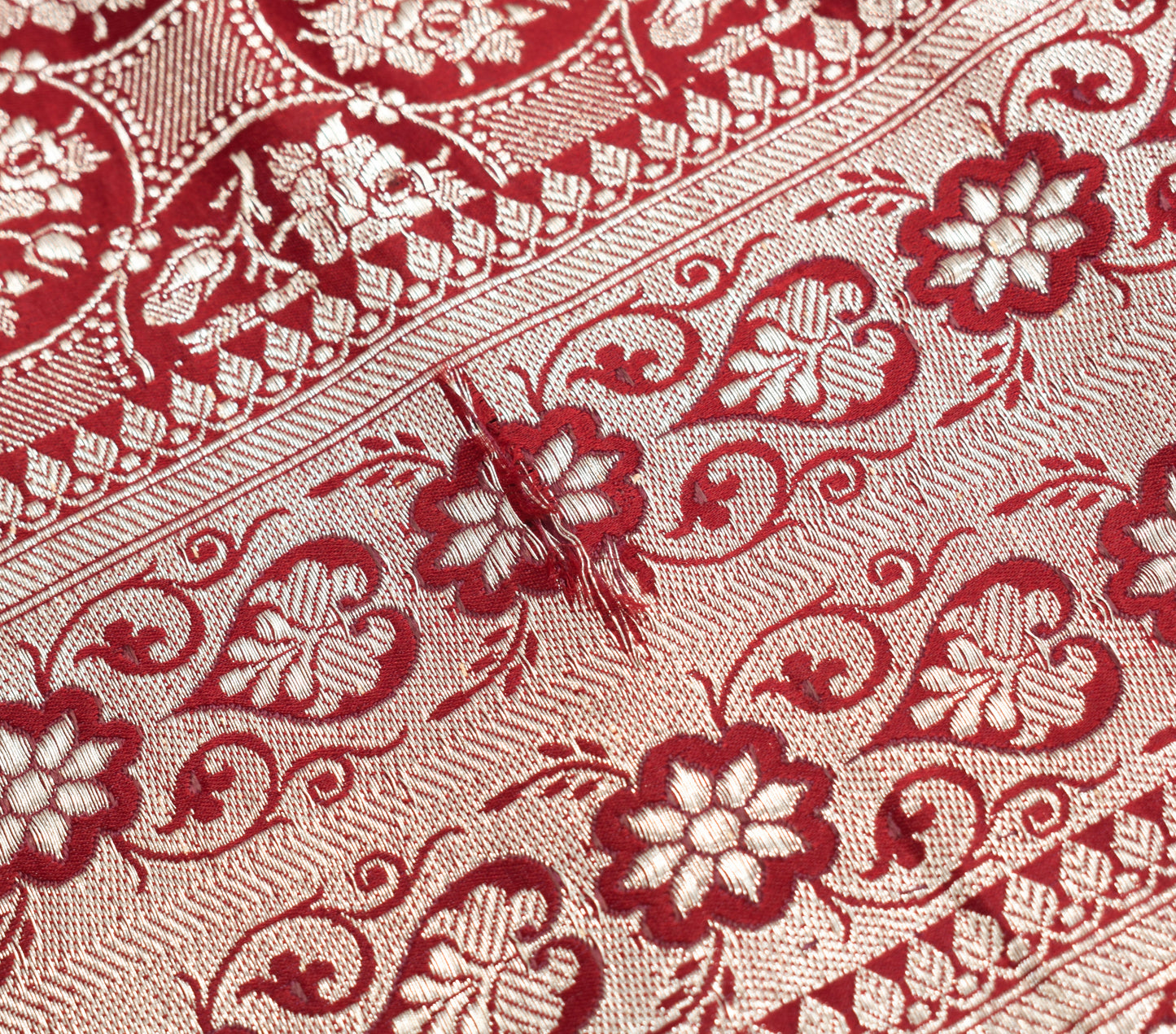 Sushila Vintage Heavy Saree Pure Satin Silk Banarasi Brocade Woven Sari Fabric