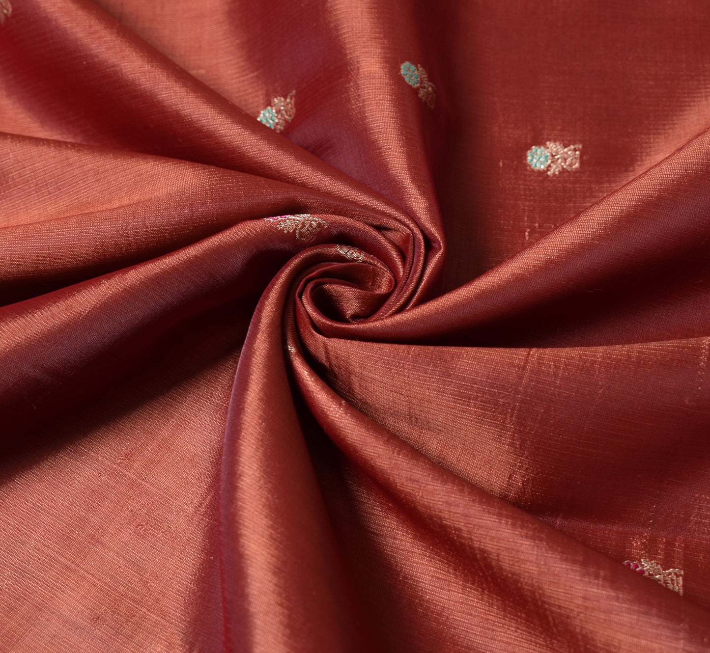 Sushila Vintage Heavy Saree Blend Satin Silk Banarasi Brocade Woven Sari Fabric