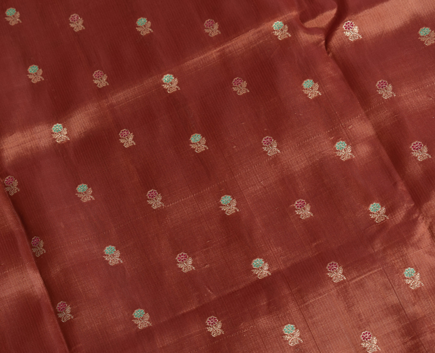 Sushila Vintage Heavy Saree Blend Satin Silk Banarasi Brocade Woven Sari Fabric