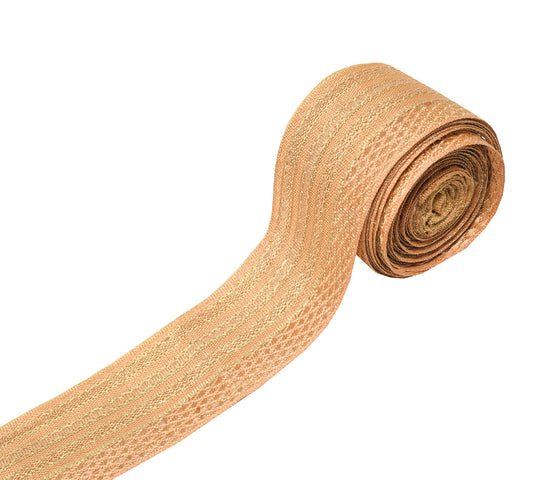 Sushila Vintage Gold Saree Border Craft Sewing Trim Brocade Lace Ribbon