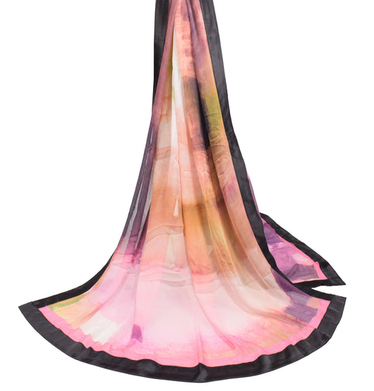 Sushila Vintage Multi-Color BRANDED Dupatta Pure Georgette Printed Long Stole