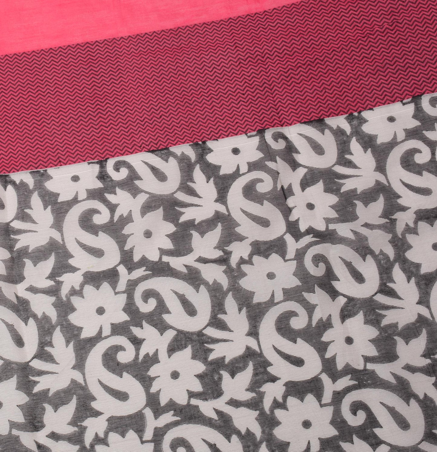 Sushila Vintage Black Dupatta Printed & Woven Pure Cotton Silk Long Stole