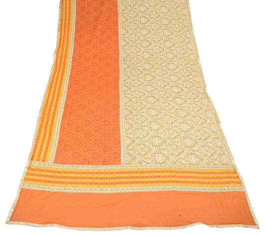 Sushila Vintage Multi-Color Dupatta Pure Georgette Floral Printed Long Stole