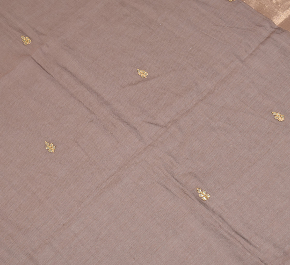 Sushila Vintage Mauve Dupatta Pure Cotton Silk Zari Woven Long Stole Wrap
