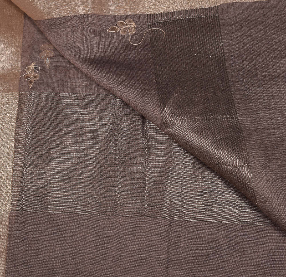 Sushila Vintage Mauve Dupatta Pure Cotton Silk Zari Woven Long Stole Wrap
