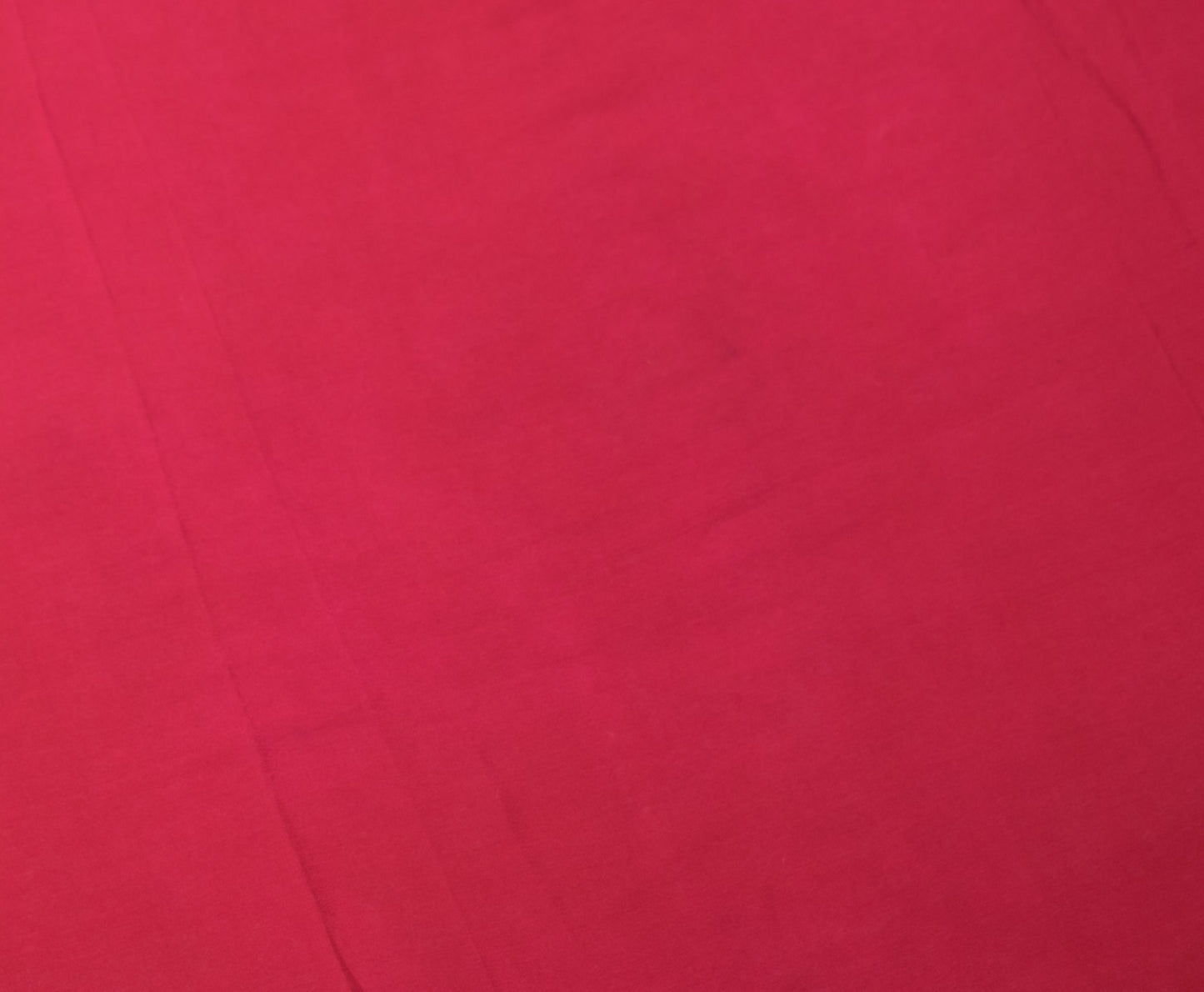 Sushila Vintage Pure Chiffon Scrap Saree Red Wedding Woven Remnant Sari Fabric