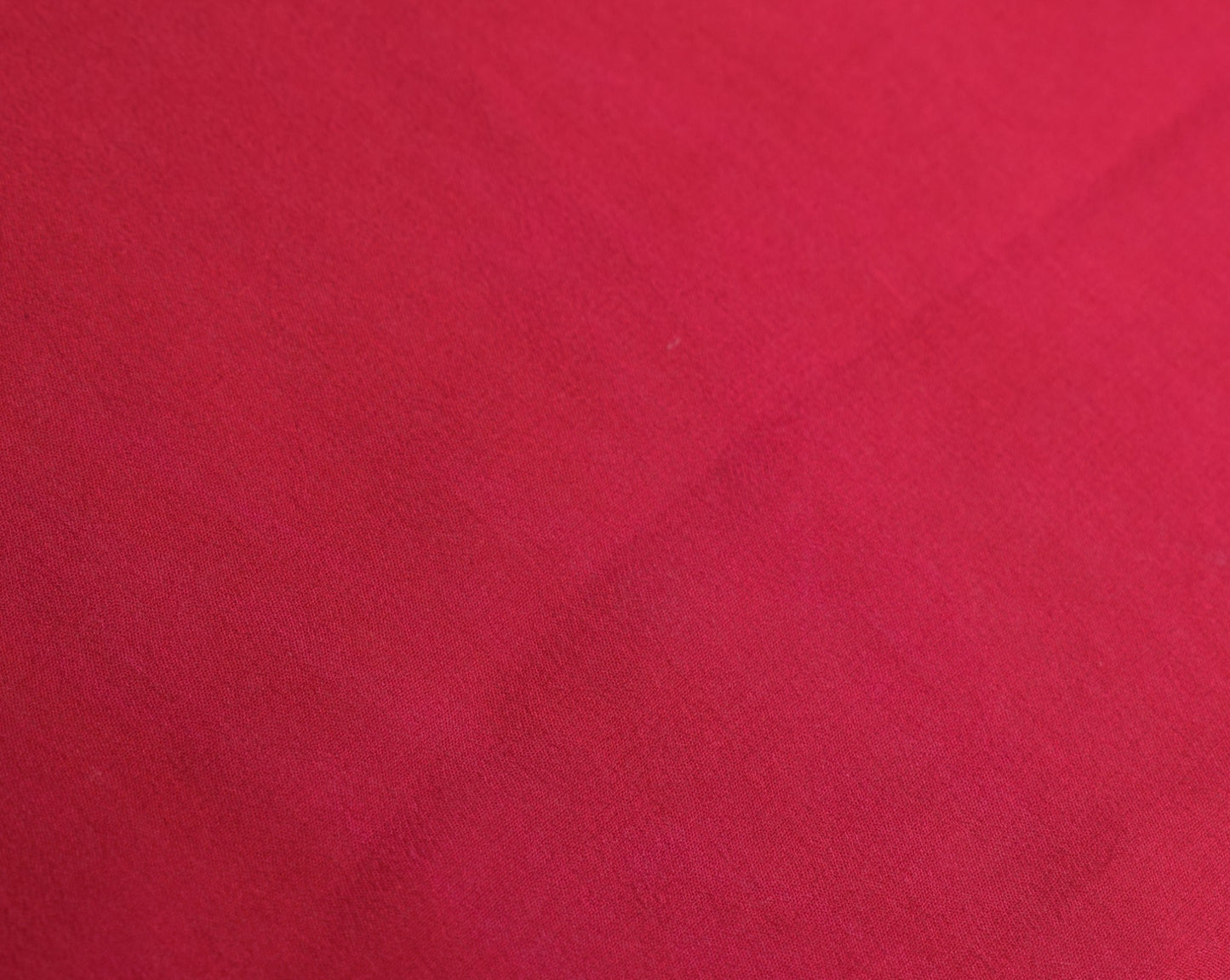Sushila Vintage Pure Chiffon Scrap Saree Red Wedding Woven Remnant Sari Fabric