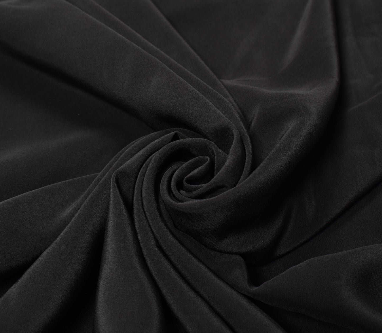 Sushila Vintage Black HEAVY Scrap Saree Pure Crepe Sari with Tissue Border Pallu