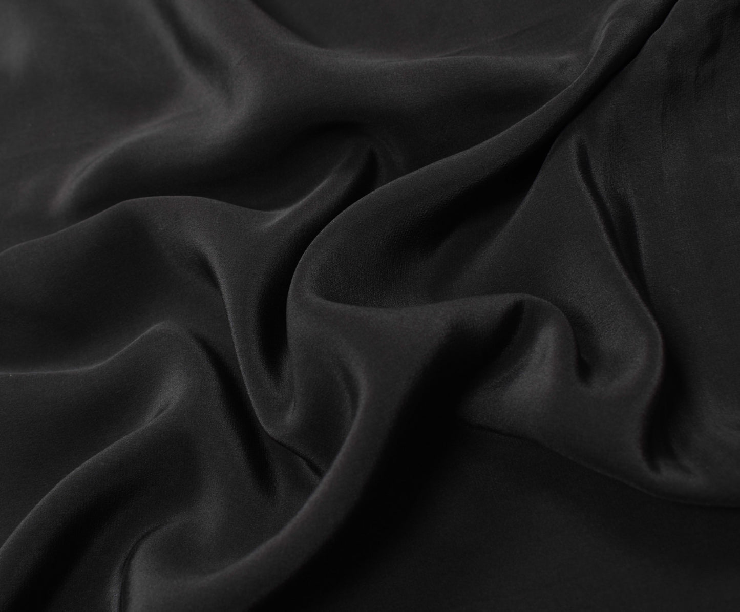 Sushila Vintage Black HEAVY Scrap Saree Pure Crepe Sari with Tissue Border Pallu