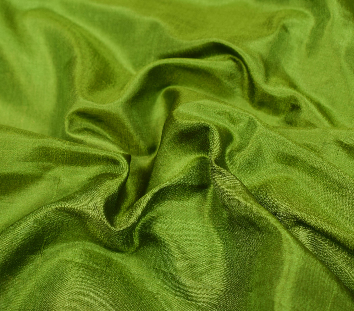 Sushila Vintage Banarasi Zari Woven Scrap Saree Pure Silk Green Sari Soft Fabric
