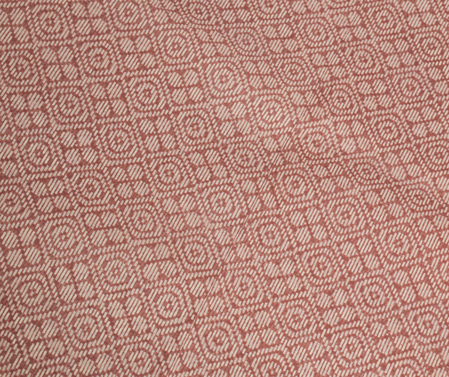 Sushila Vintage Brown Scrap Saree Art Cotton Printed & Embroidered Sari Fabric