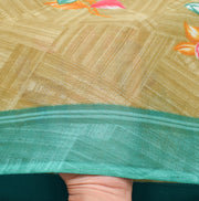Sushila Vintage Scrap Saree 100% Pure Cotton Printed Floral Craft  Sari Fabric