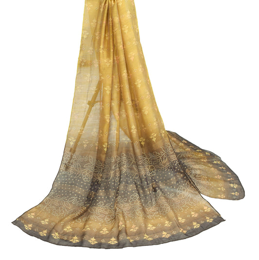 Sushila Vintage Pure Cotton Silk  Scrap Dupatta Digital Printed Green Long Stole