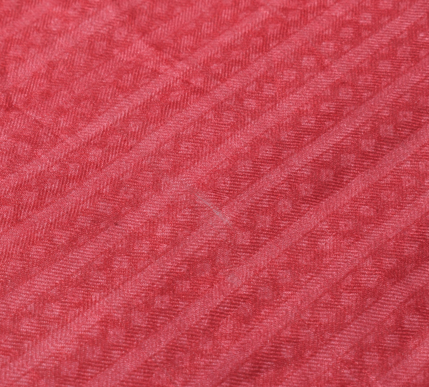 Sushila Vintage Magenta Scrap Dupatta Pure Woolen Hand Block Printed Long Stole