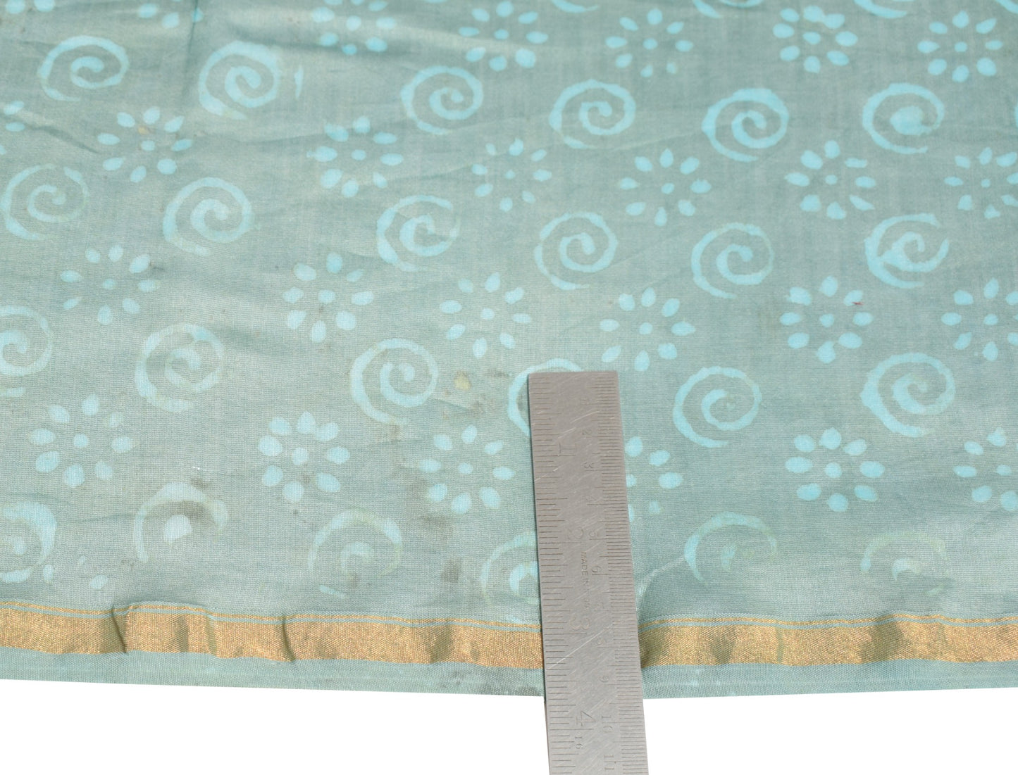 Sushila Vintage Batik Printed Scrap Dupatta Pure Cotton Silk Long Stole Scarves
