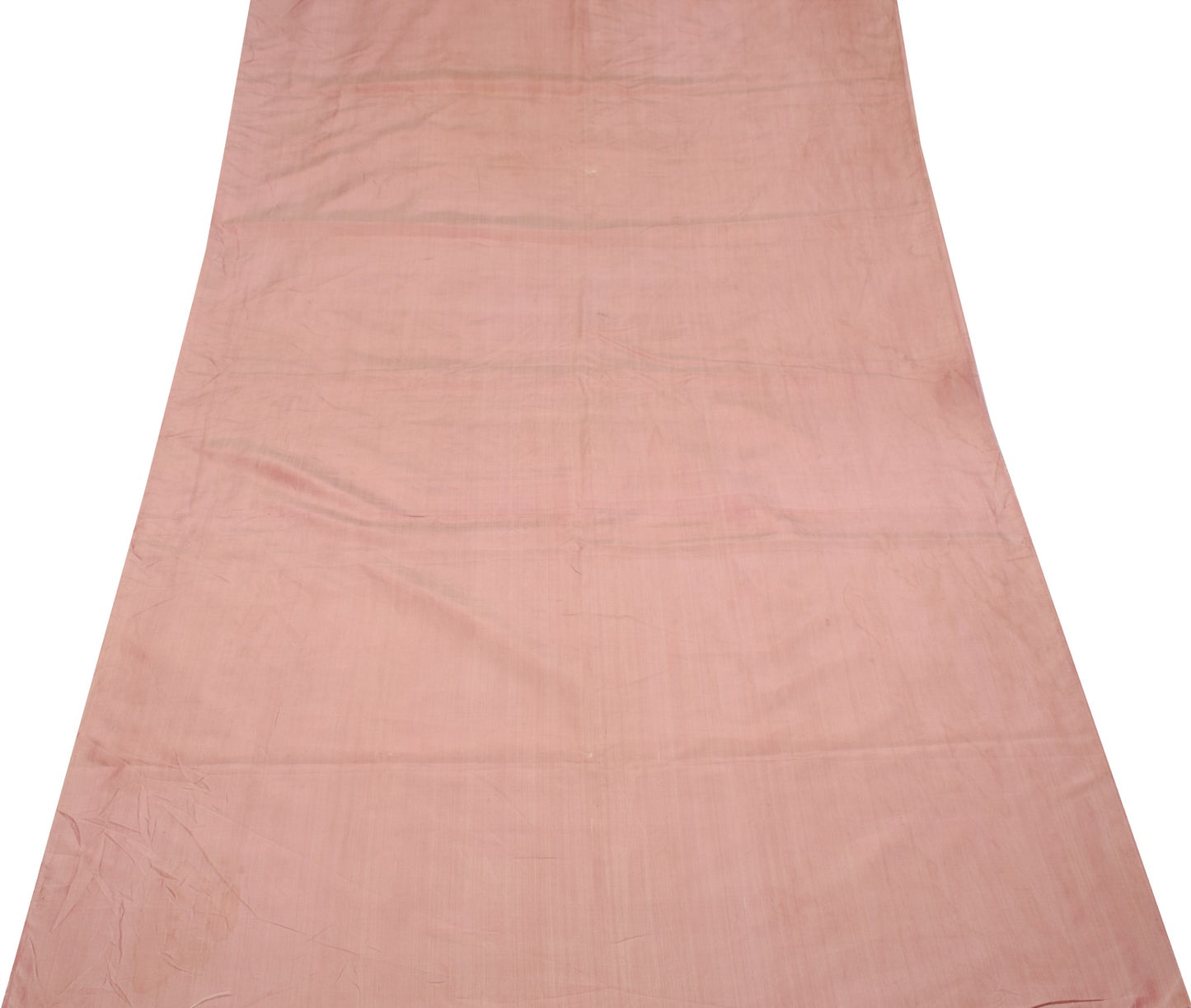 Sushila Vintage Dual Tone Sari Remnant Scrap MultiPurpose Pure Silk Craft Fabric