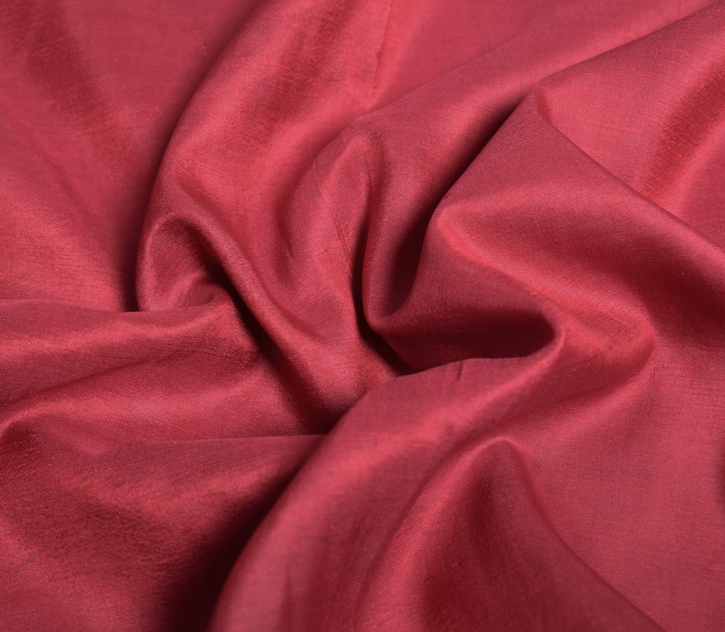 Sushila Vintage Maroon Sari Remnant Scrap Multi-Purpose Pure Silk Craft Fabric