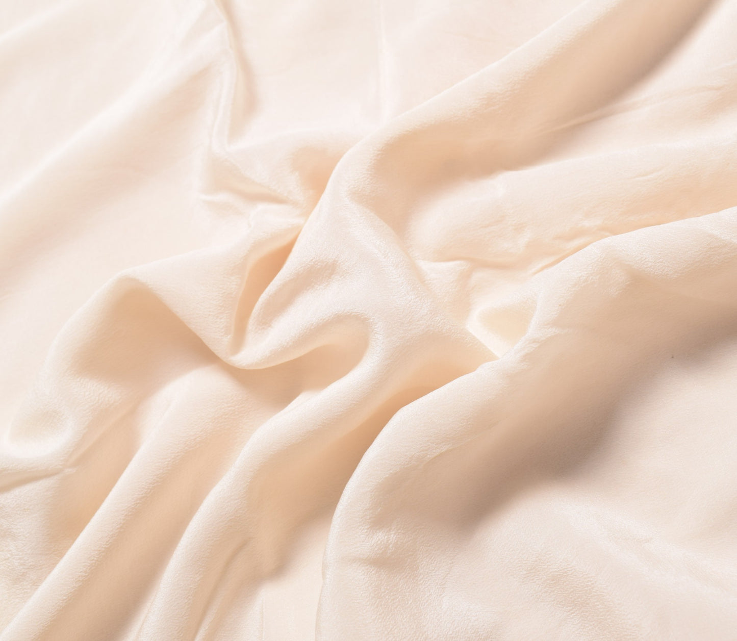 Sushila Vintage Cream Sari Remnant Scrap Zardozi Work Pure Crepe Craft Fabric
