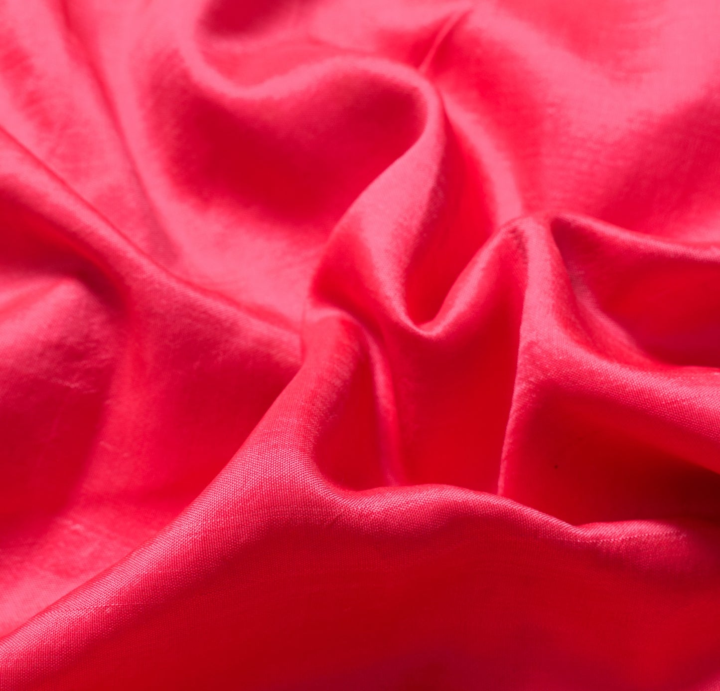 Sushila Vintage Pink Sari Remnant Scrap Multi-Purpose Pure Silk Craft Fabric