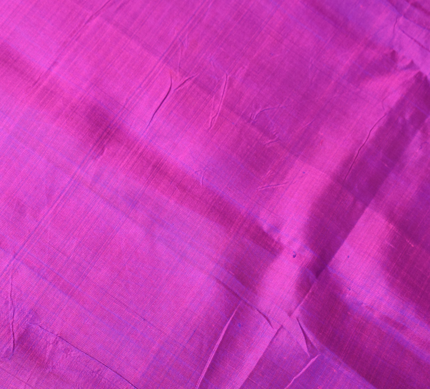 Sushila Vintage Purple Sari Remnant Scrap Multi-Purpose Pure Silk Craft Fabric