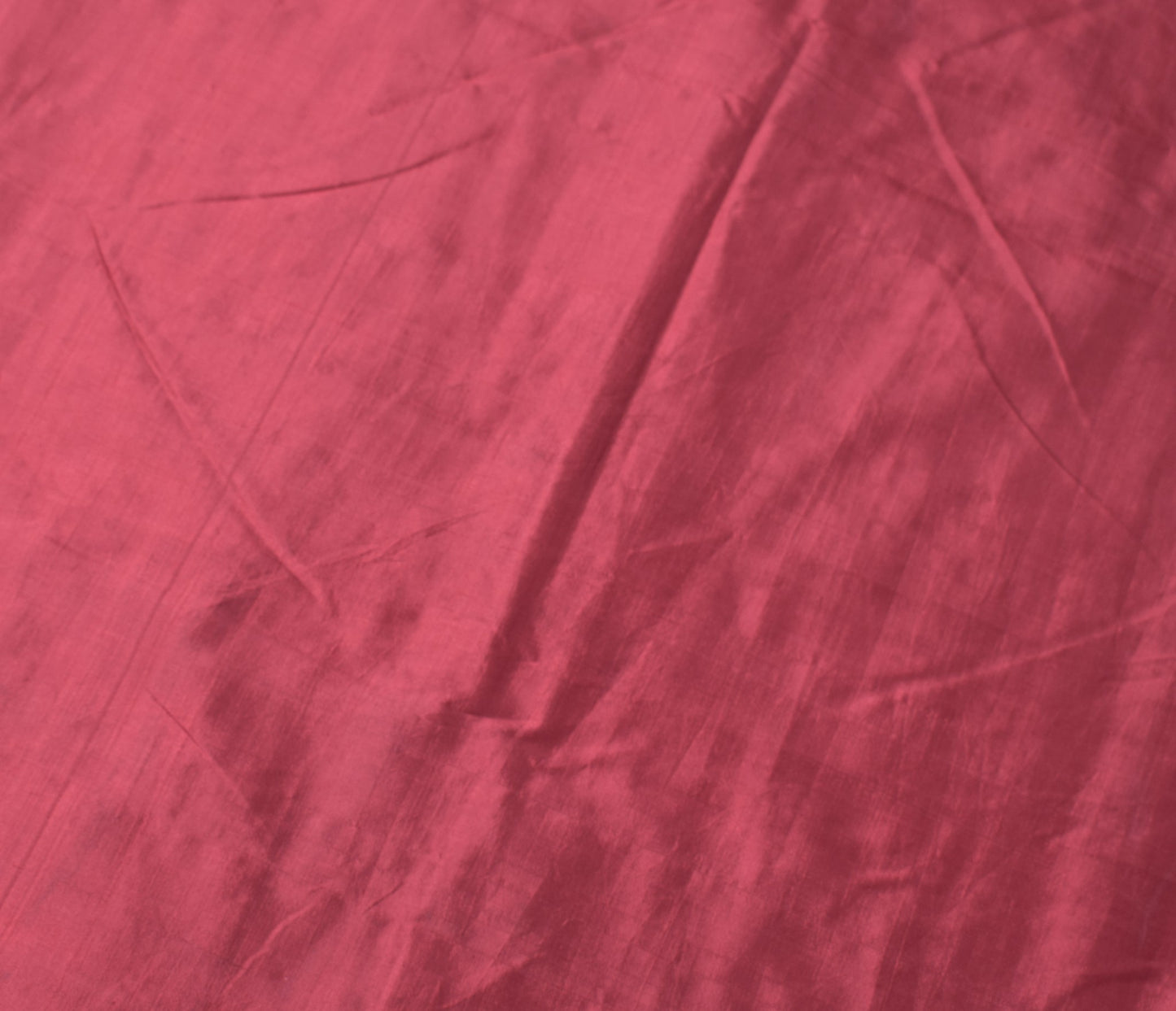 Sushila Vintage Maroon Sari Remnant Scrap Peacock Woven Pure Silk Craft Fabric