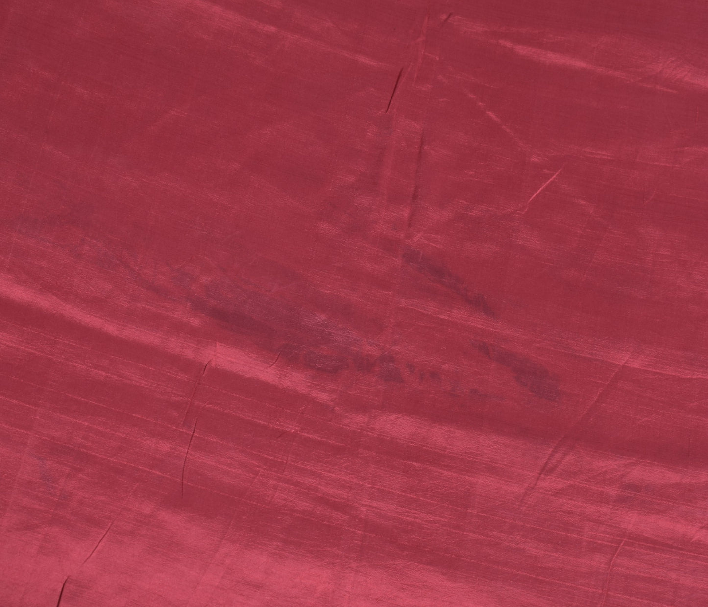 Sushila Vintage Maroon Sari Remnant Scrap Peacock Woven Pure Silk Craft Fabric