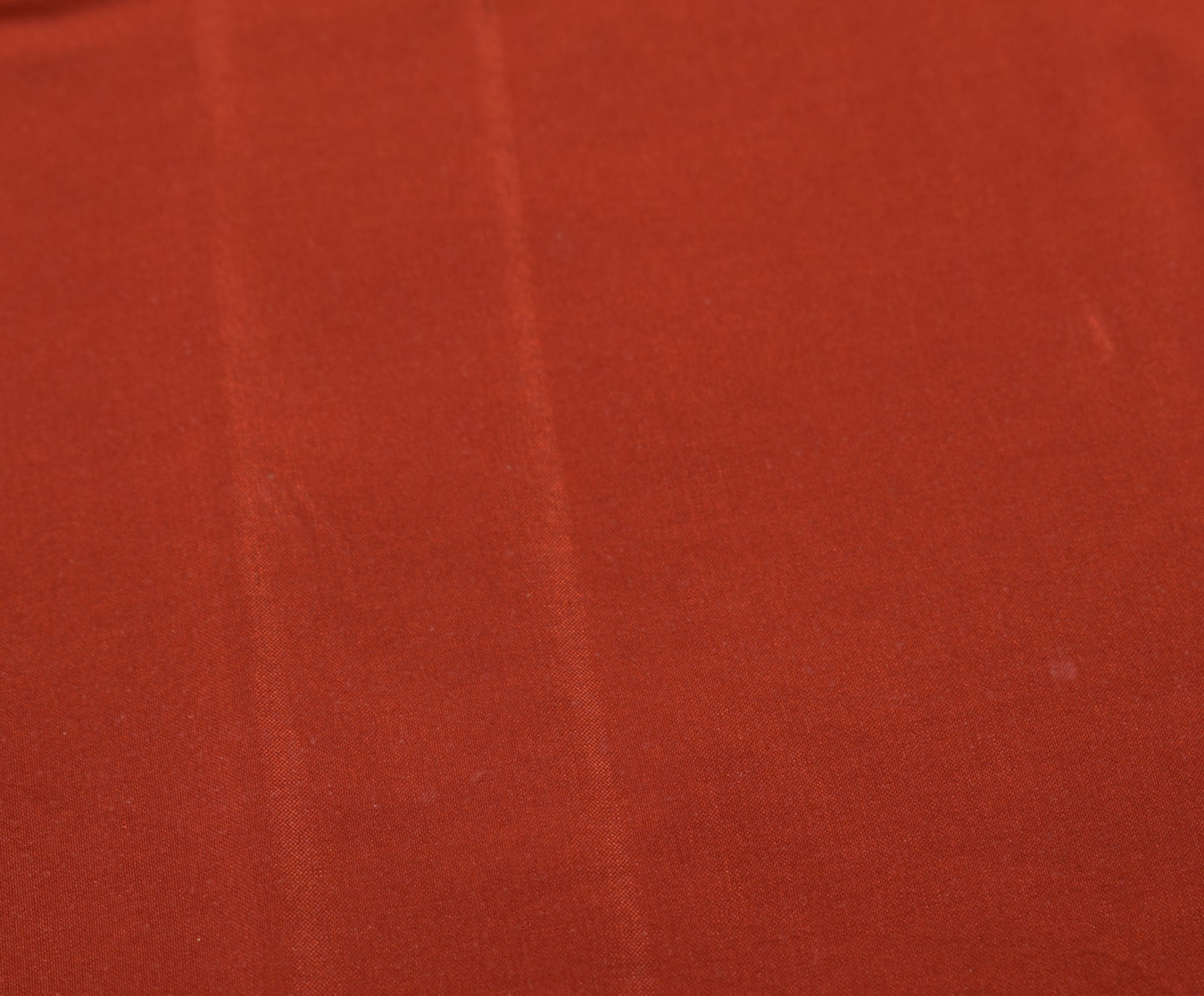 Sushila Vintage Rust Sari Remnant Scrap Pure Crepe Silk Indian Soft Craft Fabric