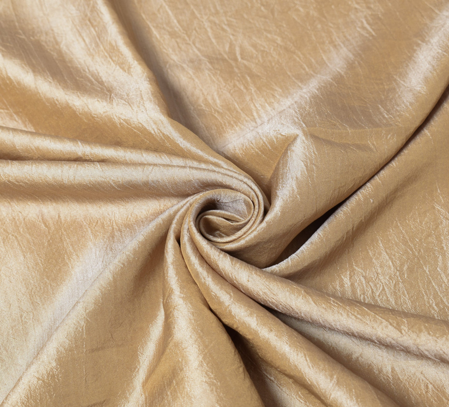 Sushila Vintage Embroidered Sari Remnant Scrap Brown Pure Silk 4YD Craft Fabric