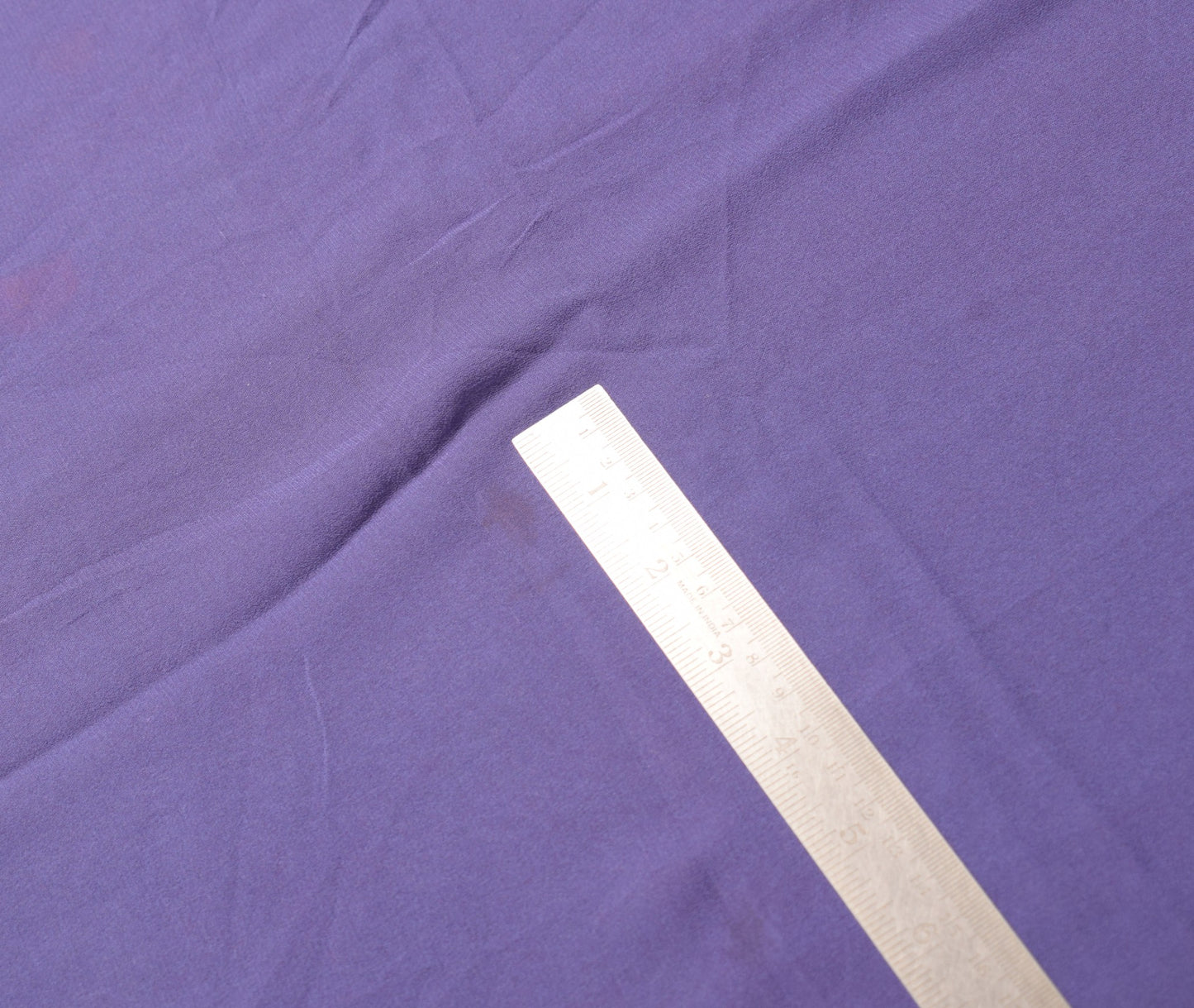 Sushila Vintage Plain Sari Remnant Scrap Pure Georgette Silk Craft Dress Fabric