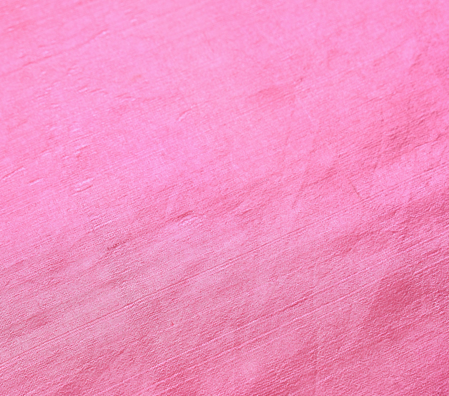 Sushila Vintage Pink Sari Remnant Scrap Dual Tone Pure Silk 4 Yard Craft Fabric