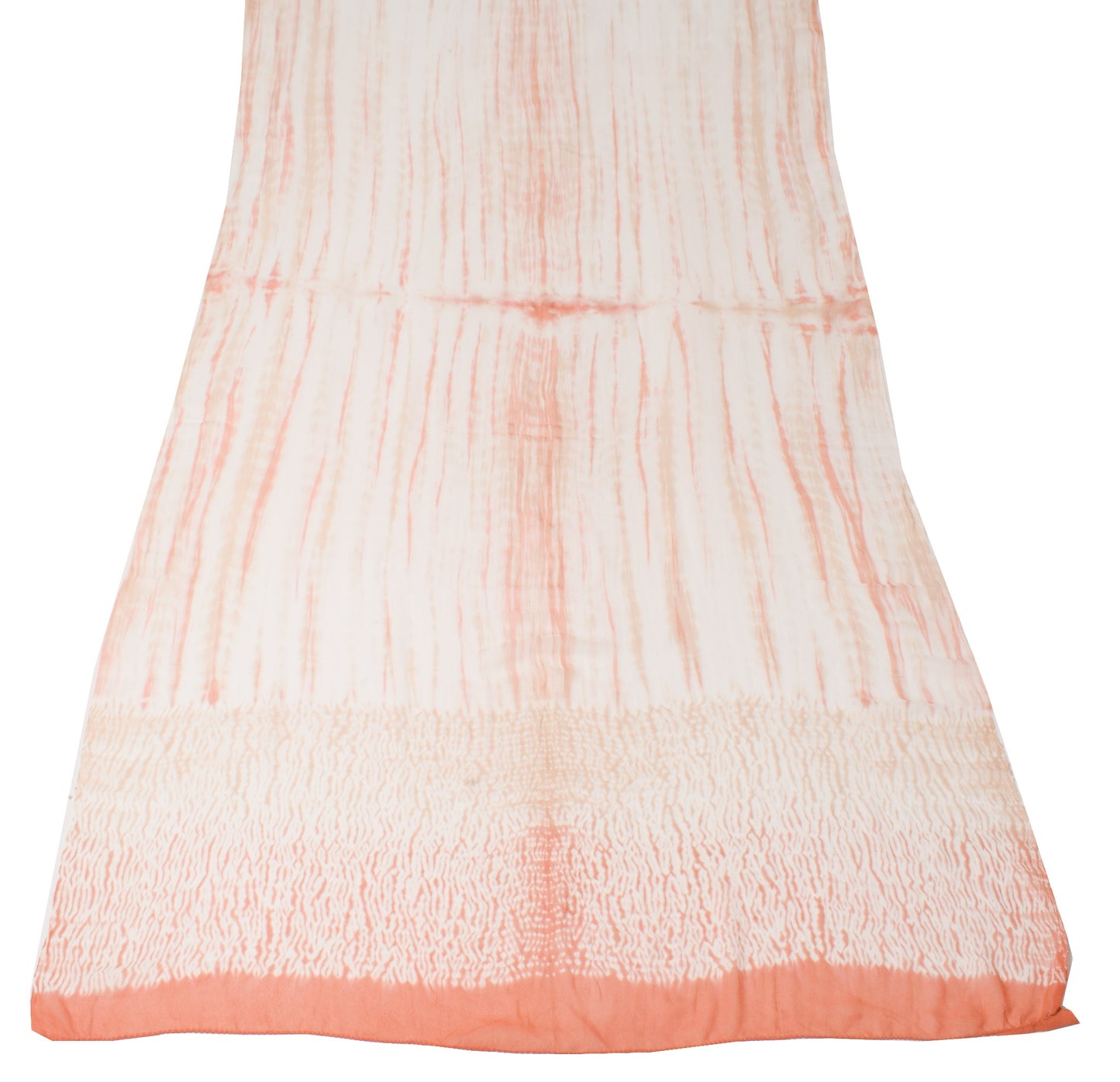 Sushila Vintage Shibori Pure Georgette Dupatta Hand-Dyed with Batik Long Stole