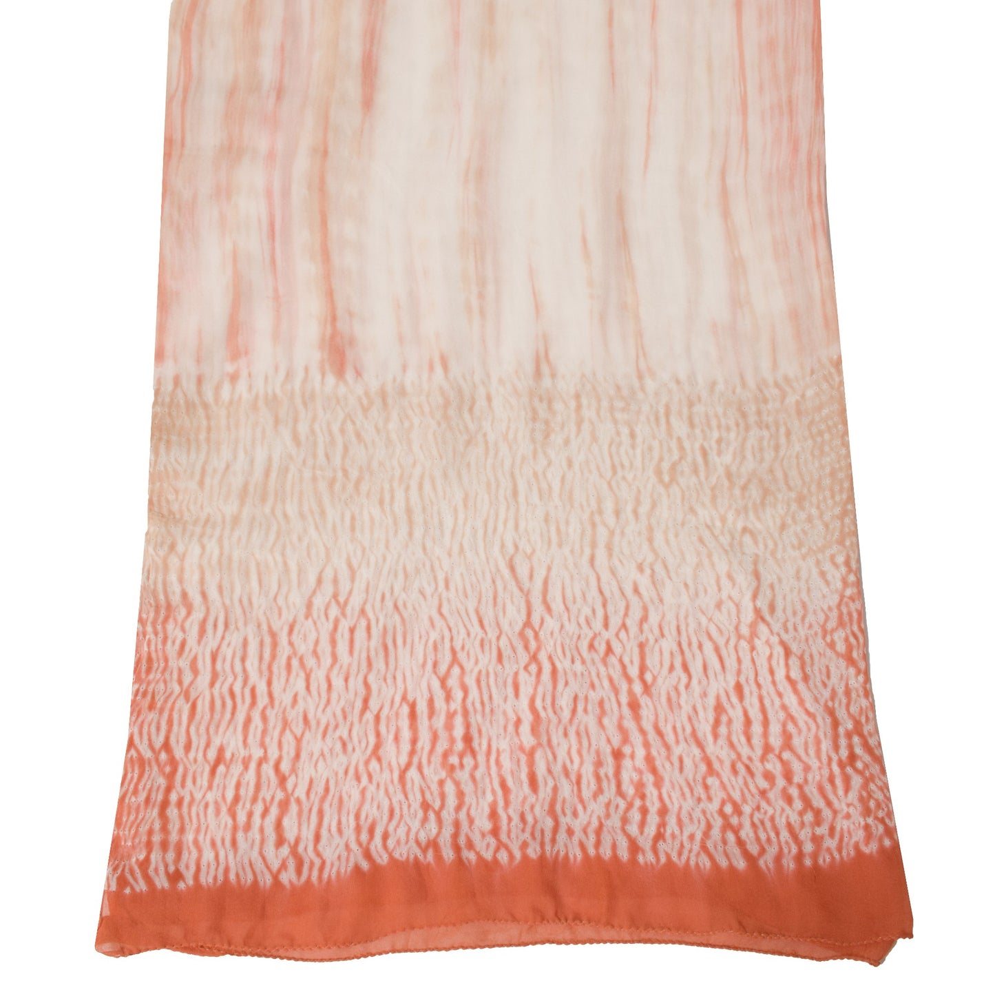 Sushila Vintage Shibori Pure Georgette Dupatta Hand-Dyed with Batik Long Stole