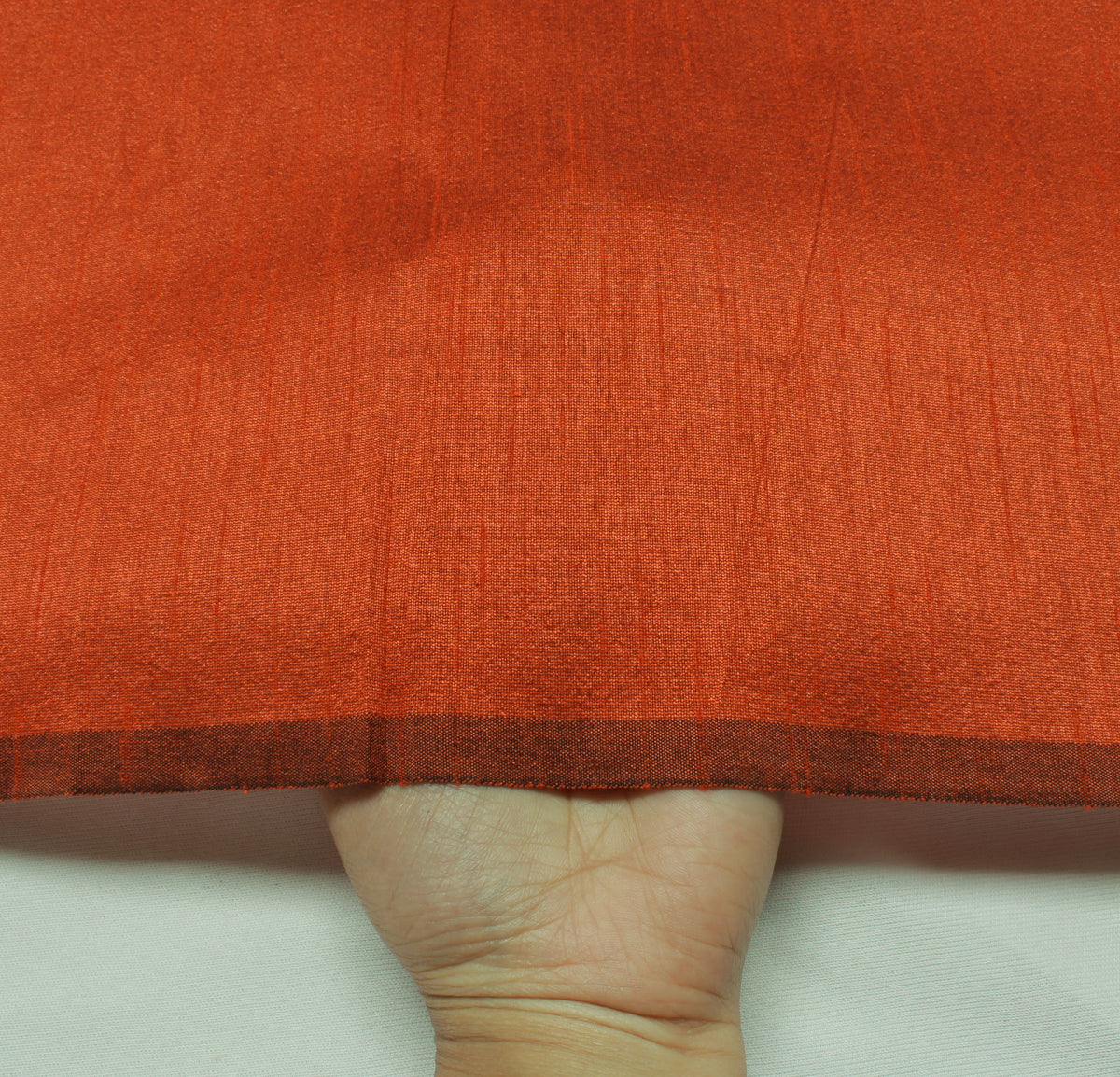 Rust Blend Silk Dupioni Slub Curtain Drape Panel Craft Dress Fabric By the Yard