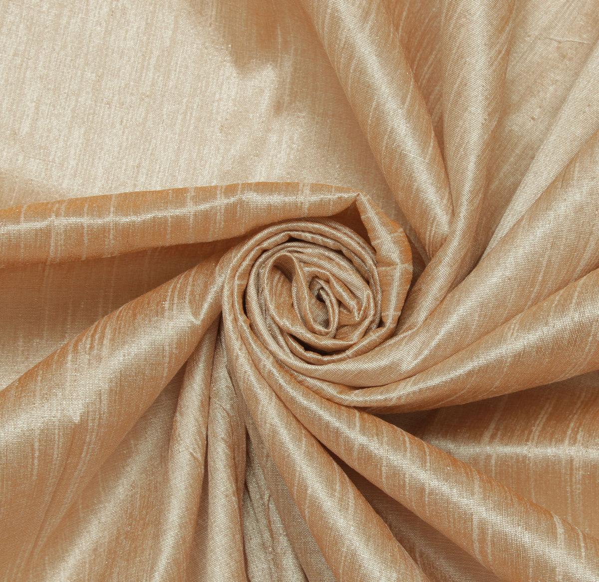 Light Brown Blend Silk Dupioni Slub Curtain Drape Panel Craft Fabric By the Yard