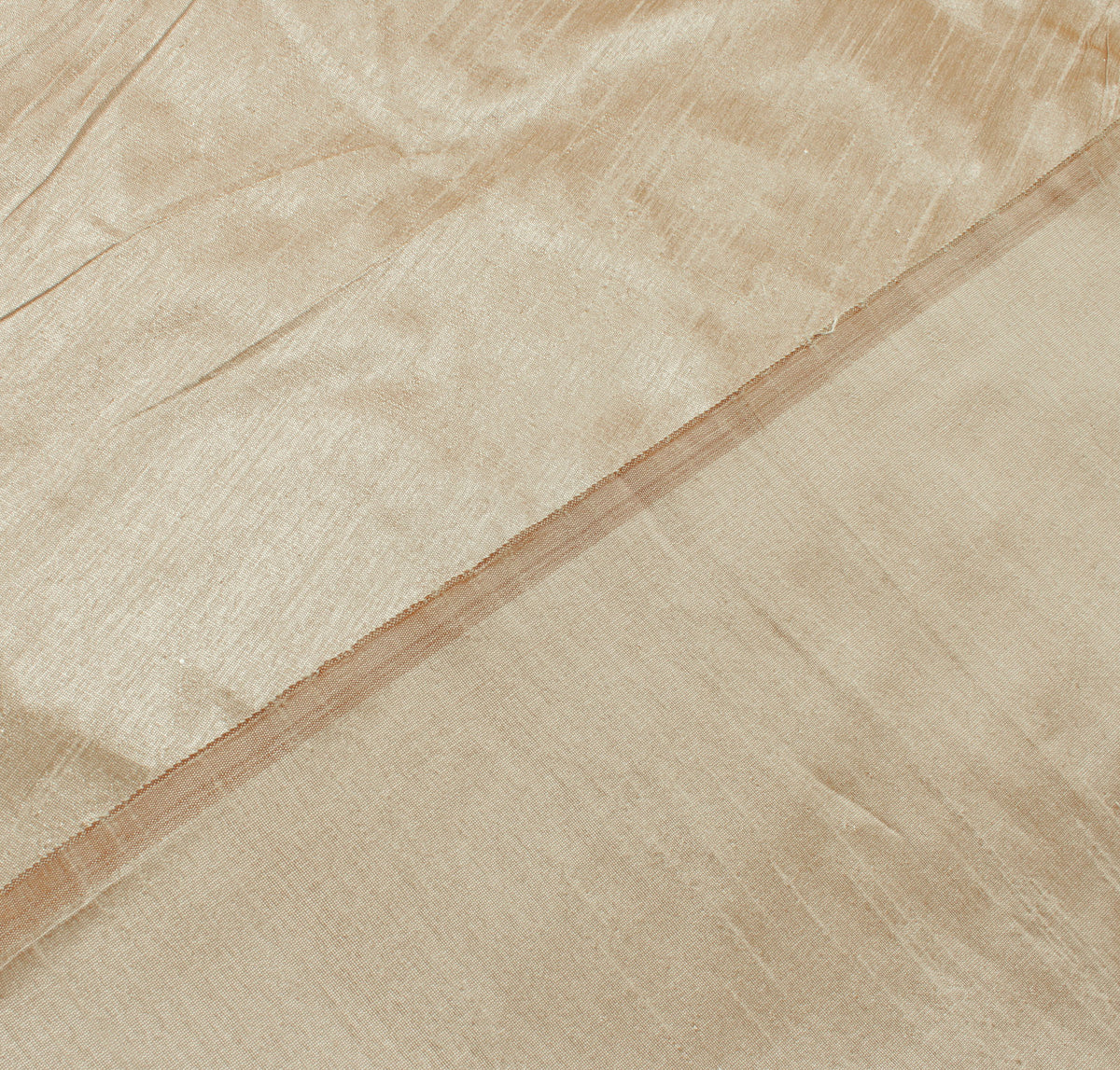 Light Brown Blend Silk Dupioni Slub Curtain Drape Panel Craft Fabric By the Yard
