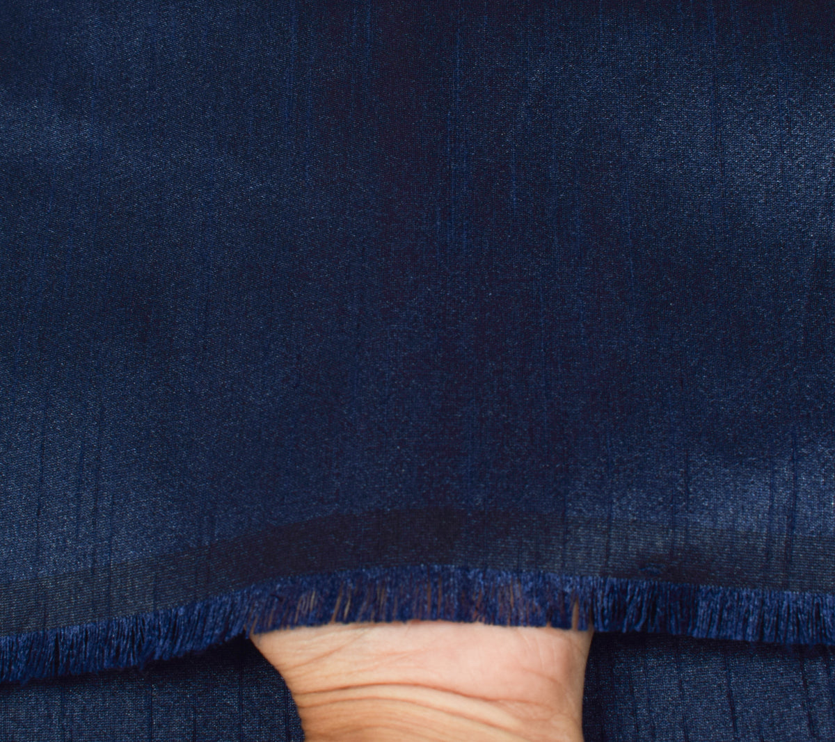 Blue Blend Silk Dupioni Slub Curtain Drape Panel Craft Dress Fabric By the Yard