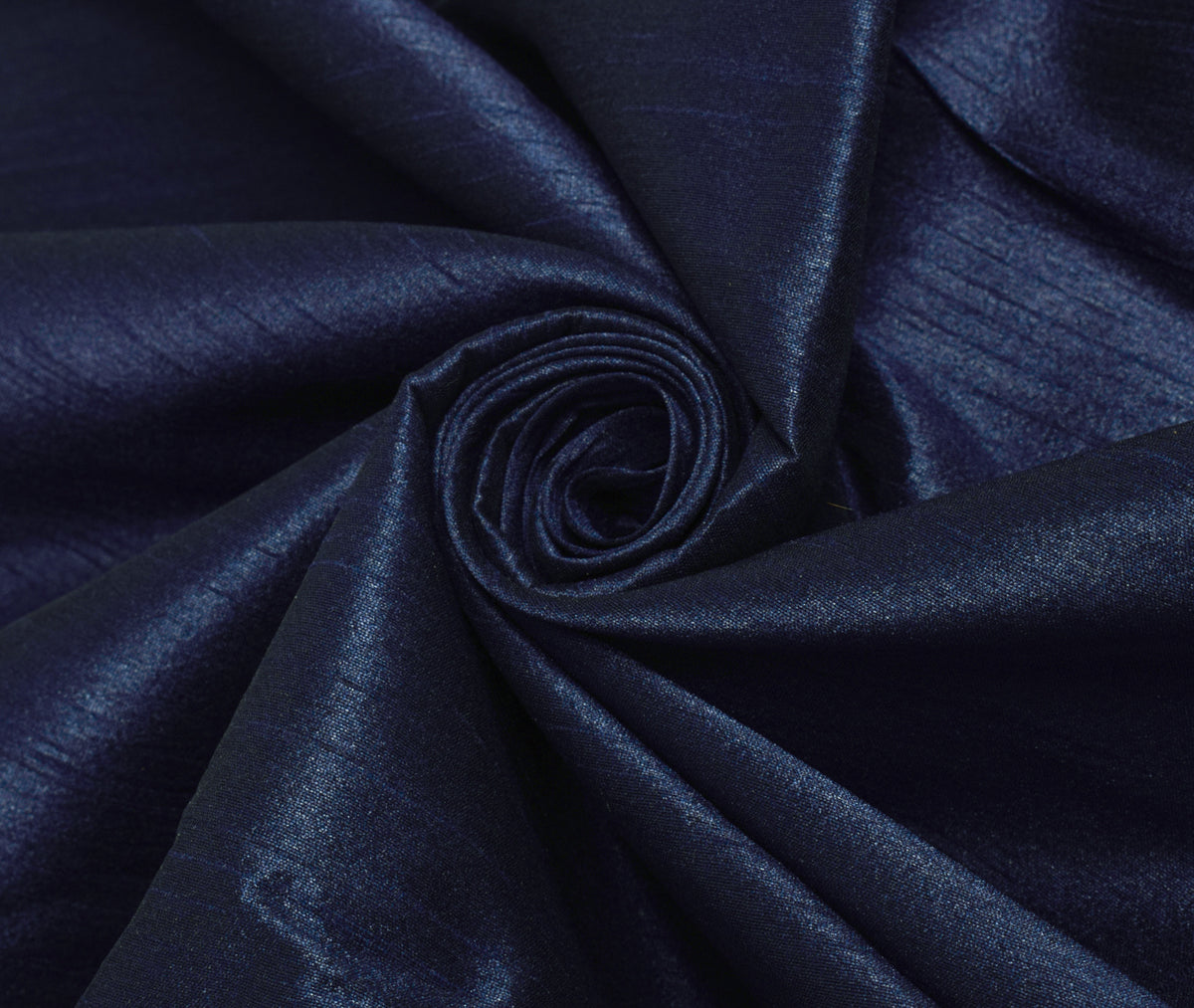 Blue Blend Silk Dupioni Slub Curtain Drape Panel Craft Dress Fabric By the Yard