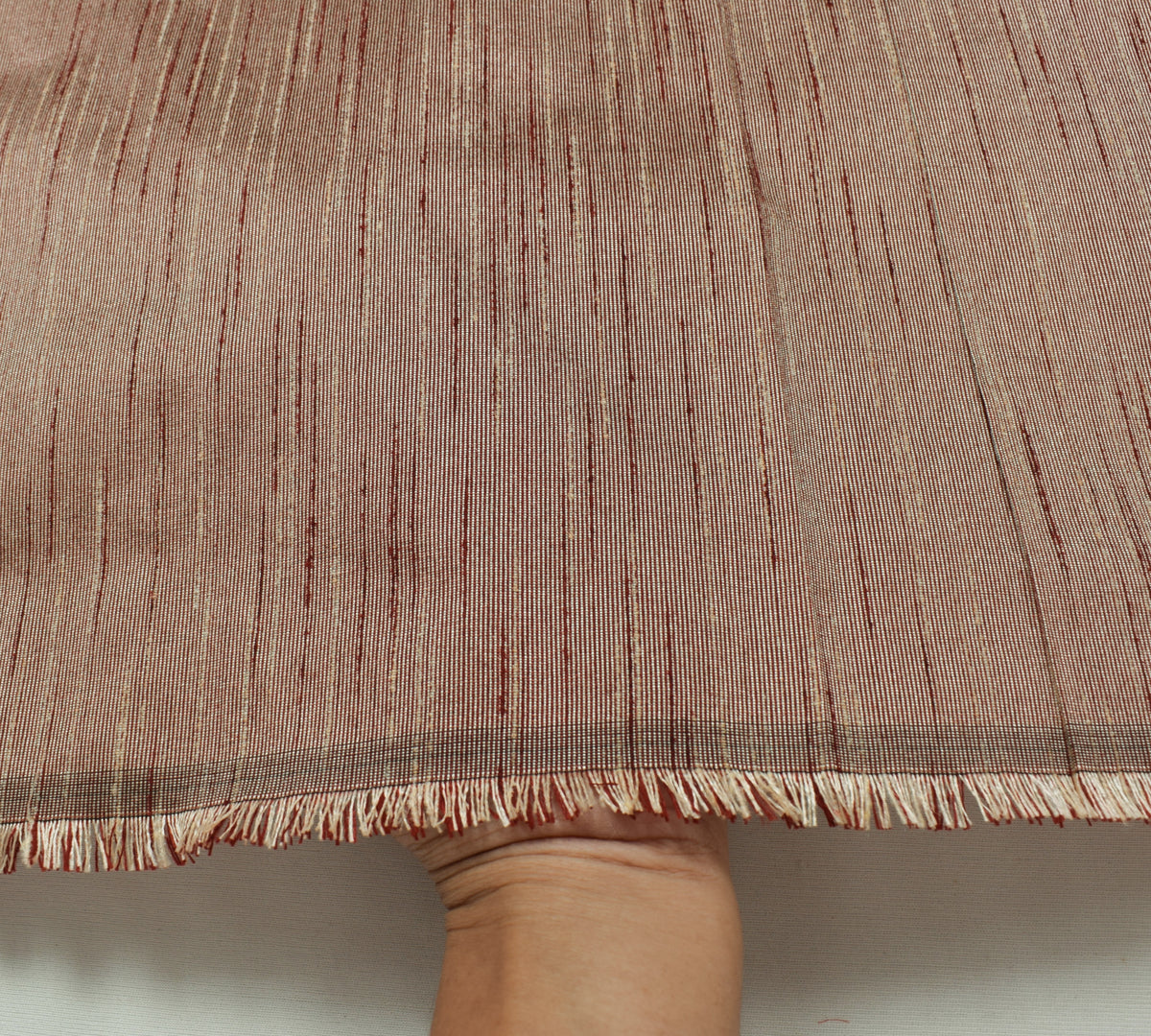 Blend Silk Dupioni Slub Curtain Drape Panel Craft Dress Fabric By the Yard