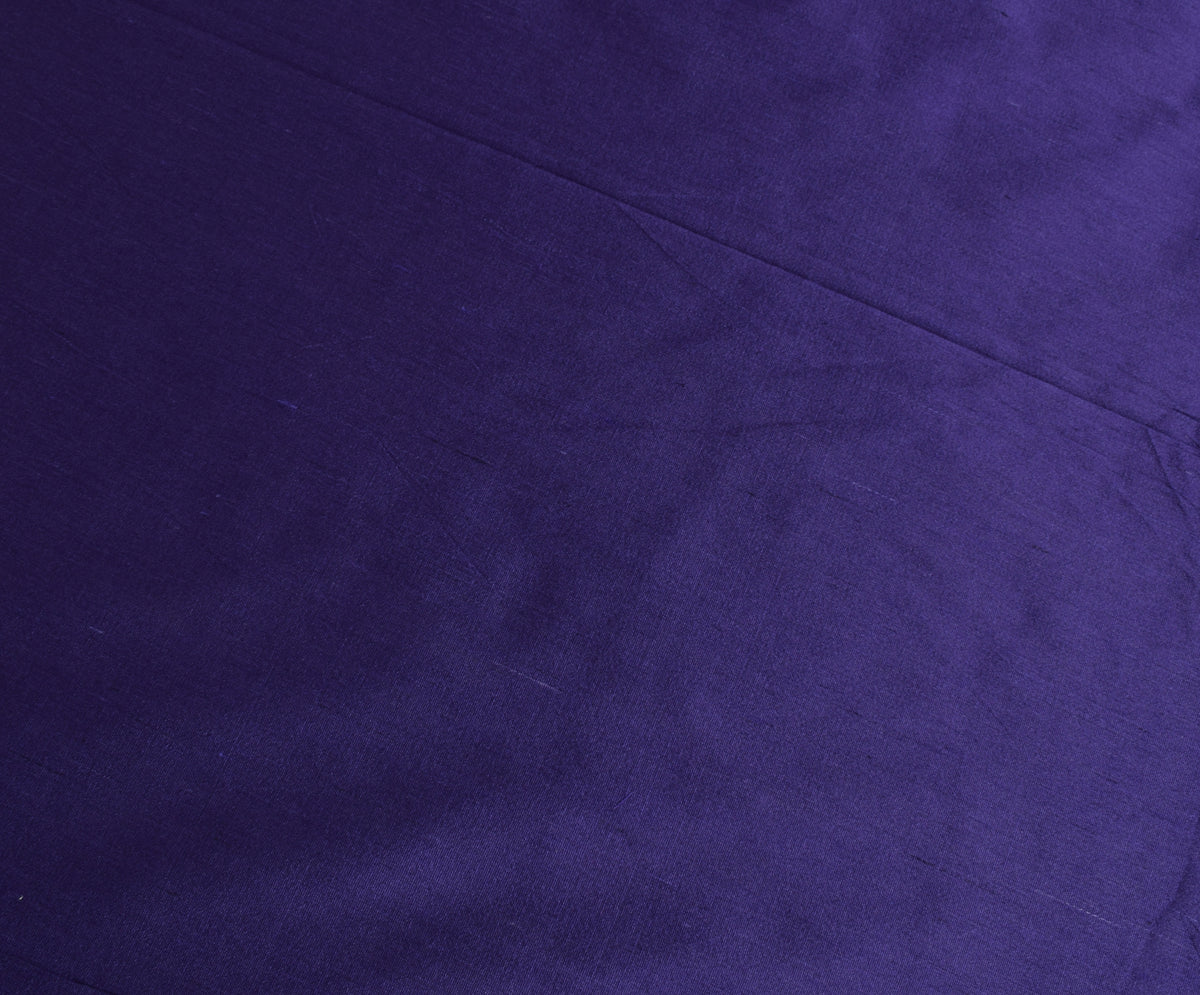 Blue Blend Silk Dupioni Slub Curtain Drape Panel Craft Dress Fabric By the Yard